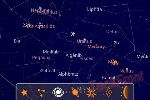 How to See Stars and other bodies in Space on Google Sky Map app for Android